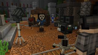 Screenshot of the Minecraft Bedrock Marketplace product Mineville Film Studios created by InPvP.
