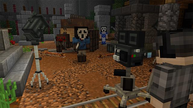 Screenshot of the Minecraft Bedrock Marketplace product Mineville Film Studios created by InPvP.