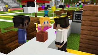 Screenshot of the Minecraft Bedrock Marketplace product Mineville High School Prom created by InPvP.