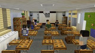 Screenshot of the Minecraft Bedrock Marketplace product Mineville High School Roleplay created by InPvP.