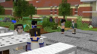Screenshot of the Minecraft Bedrock Marketplace product Mineville High School Roleplay created by InPvP.