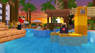 Screenshot of the Minecraft Bedrock Marketplace product Mineville Hotel Resort created by InPvP.