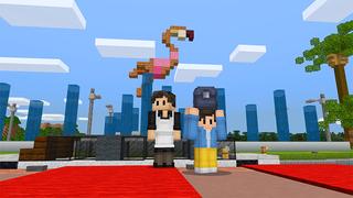 Screenshot of the Minecraft Bedrock Marketplace product Mineville Hotel Resort created by InPvP.