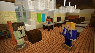 Screenshot of the Minecraft Bedrock Marketplace product Mineville Royal High School created by InPvP.