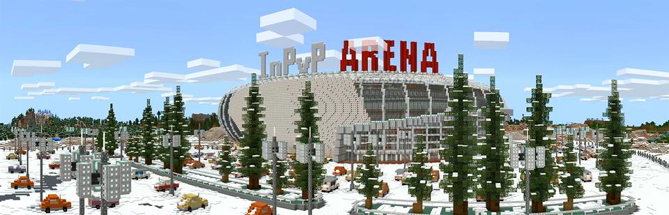 Panorama of the Minecraft Bedrock Marketplace product Mineville Sports created by InPvP.