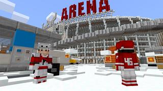 Screenshot of the Minecraft Bedrock Marketplace product Mineville Sports created by InPvP.