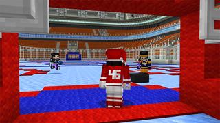 Screenshot of the Minecraft Bedrock Marketplace product Mineville Sports created by InPvP.