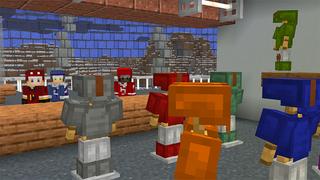 Screenshot of the Minecraft Bedrock Marketplace product Mineville Sports created by InPvP.