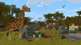 Screenshot of the Minecraft Bedrock Marketplace product Mineville Zoo created by InPvP.