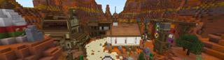 Panorama of the Minecraft Bedrock Marketplace product Mining Game created by InPvP.