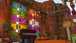 Screenshot of the Minecraft Bedrock Marketplace product Mining Game created by InPvP.