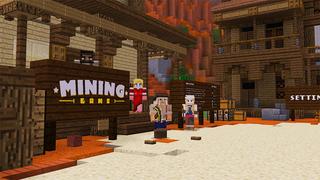 Screenshot of the Minecraft Bedrock Marketplace product Mining Game created by InPvP.