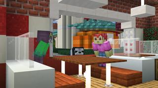 Screenshot of the Minecraft Bedrock Marketplace product Monster City created by InPvP.