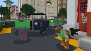 Screenshot of the Minecraft Bedrock Marketplace product Monster City created by InPvP.