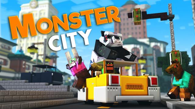 Thumbnail of the Minecraft Bedrock Marketplace product Monster City created by InPvP.