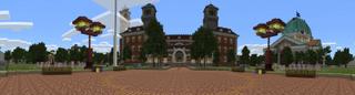 Panorama of the Minecraft Bedrock Marketplace product Monster School created by InPvP.