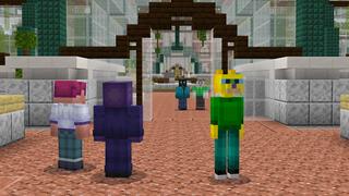 Screenshot of the Minecraft Bedrock Marketplace product Monster School created by InPvP.