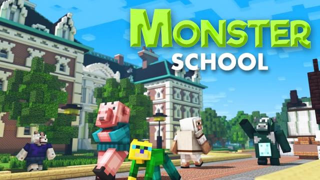 Thumbnail of the Minecraft Bedrock Marketplace product Monster School created by InPvP.