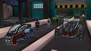 Screenshot of the Minecraft Bedrock Marketplace product Neon City created by InPvP.