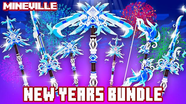 Thumbnail of the Minecraft Bedrock Marketplace product New Years Bundle created by InPvP.