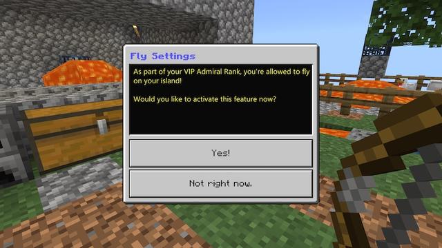 Screenshot of the Minecraft Bedrock Marketplace product Premium Skyblock+ created by InPvP.