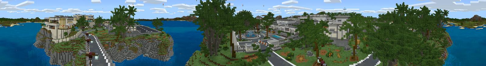 Panorama of the Minecraft Bedrock Marketplace product Prison Escape 3 - Luxury City created by InPvP.
