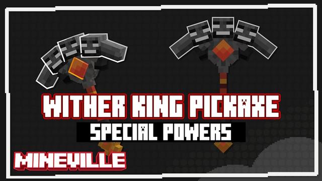 Thumbnail of the Minecraft Bedrock Marketplace product [Prison] Wither King Pickaxe created by InPvP.