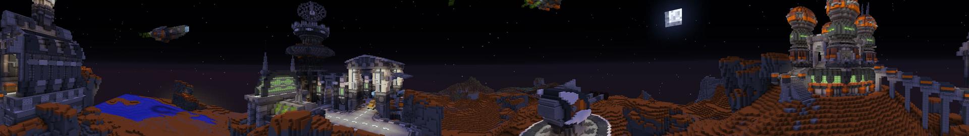 Panorama of the Minecraft Bedrock Marketplace product Proton Station created by InPvP.