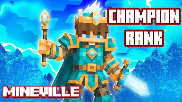 Thumbnail of the Minecraft Bedrock Marketplace product [PvP] Champion Rank (30d) created by InPvP.