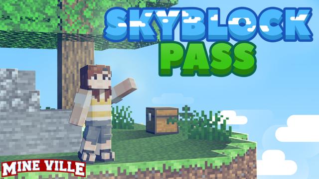 Thumbnail of the Minecraft Bedrock Marketplace product Skyblock Pass+ created by InPvP.