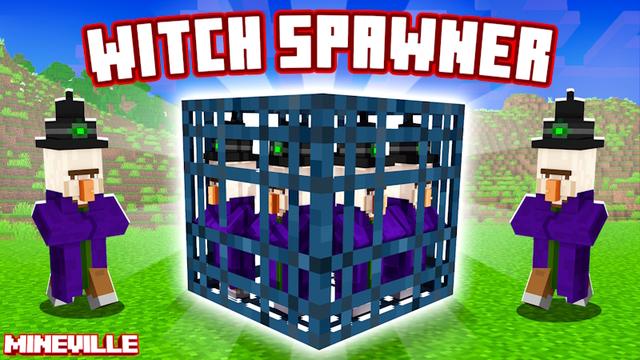 Thumbnail of the Minecraft Bedrock Marketplace product Witch Spawner created by InPvP.