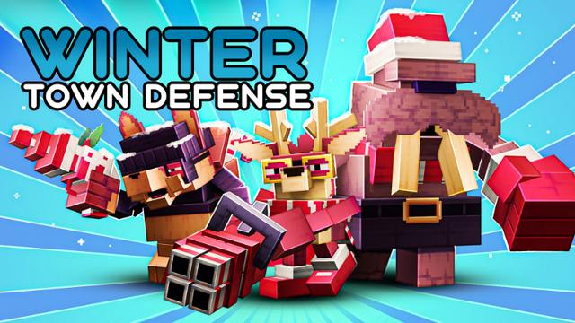 Thumbnail of the Minecraft Bedrock Marketplace product Winter Town Defense created by Insane Logic.