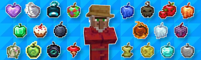 Panorama of the Minecraft Bedrock Marketplace product Apples+ created by JFCrafters.