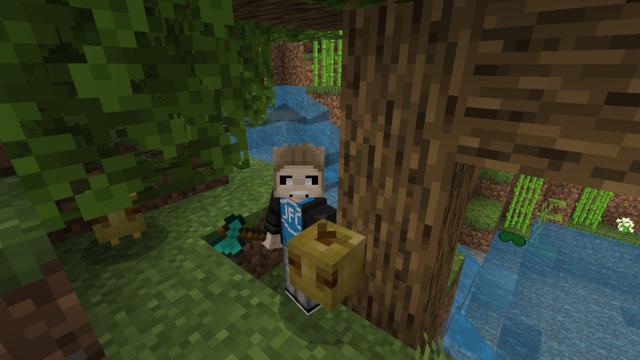 Screenshot of the Minecraft Bedrock Marketplace product Apples+ created by JFCrafters.