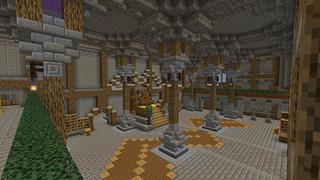 Screenshot of the Minecraft Bedrock Marketplace product Azalea Swan Village created by JFCrafters.