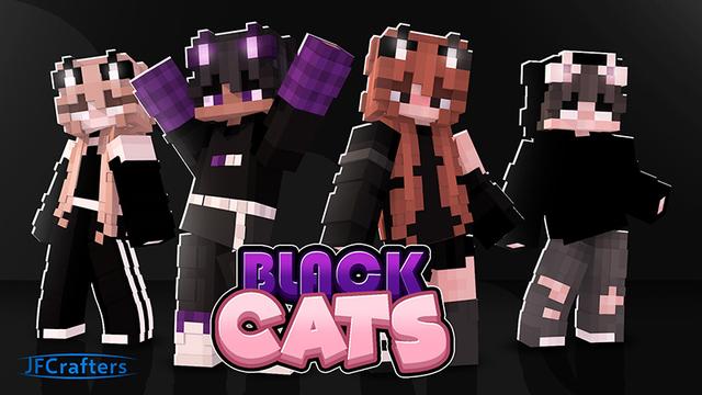 Thumbnail of the Minecraft Bedrock Marketplace product Black Cats created by JFCrafters.