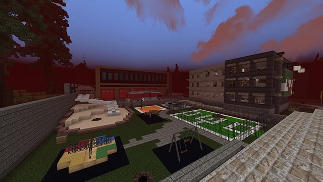 Screenshot of the Minecraft Bedrock Marketplace product Block of Duty II Extinction created by JFCrafters.