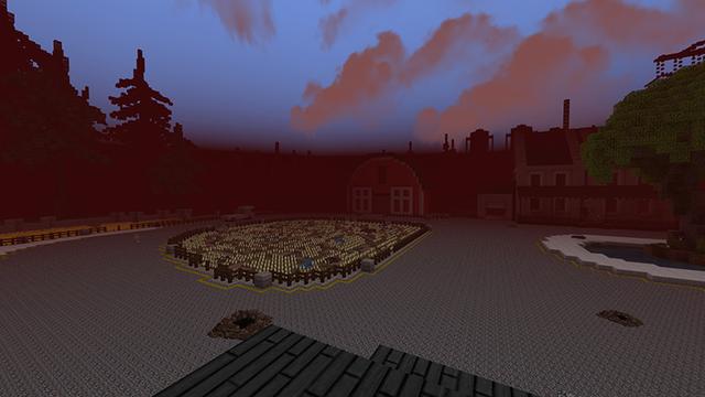 Screenshot of the Minecraft Bedrock Marketplace product Block of Duty II Extinction created by JFCrafters.