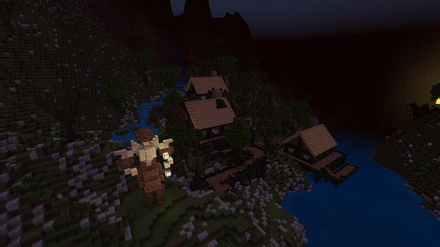 Screenshot of the Minecraft Bedrock Marketplace product Block of Duty Zombie Survival created by JFCrafters.
