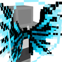 Thumbnail of the Minecraft Bedrock Marketplace product Cyan Warrior Wings created by JFCrafters.