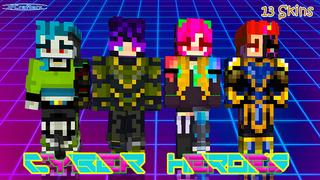 Thumbnail of the Minecraft Bedrock Marketplace product Cyber Heroes created by JFCrafters.