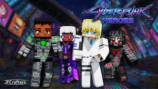 Thumbnail of the Minecraft Bedrock Marketplace product Cyberpunk Heroes created by JFCrafters.