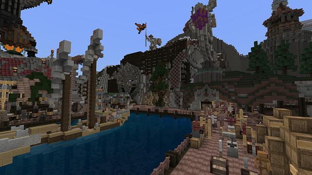 Screenshot of the Minecraft Bedrock Marketplace product Draco Dynasty created by JFCrafters.