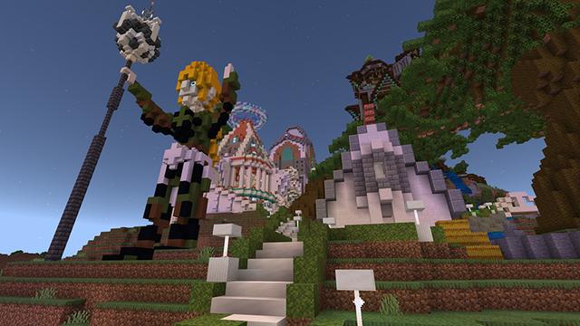 Screenshot of the Minecraft Bedrock Marketplace product Elvenglen created by JFCrafters.
