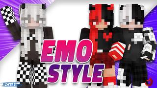 Thumbnail of the Minecraft Bedrock Marketplace product Emo Style created by JFCrafters.