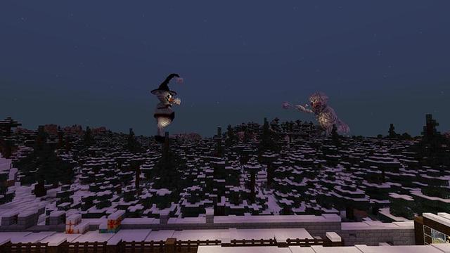 Screenshot of the Minecraft Bedrock Marketplace product Festive Holiday Survival created by JFCrafters.