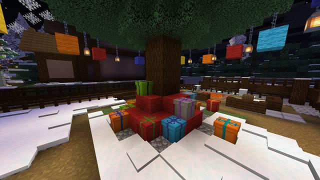 Screenshot of the Minecraft Bedrock Marketplace product Gift Add-On created by JFCrafters.