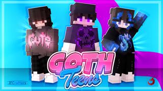 Thumbnail of the Minecraft Bedrock Marketplace product Goth Teens created by JFCrafters.