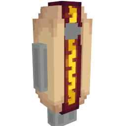 Thumbnail of the Minecraft Bedrock Marketplace product Hot Dog Costume created by JFCrafters.