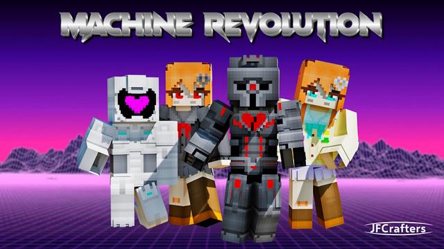 Thumbnail of the Minecraft Bedrock Marketplace product Machine Revolution created by JFCrafters.